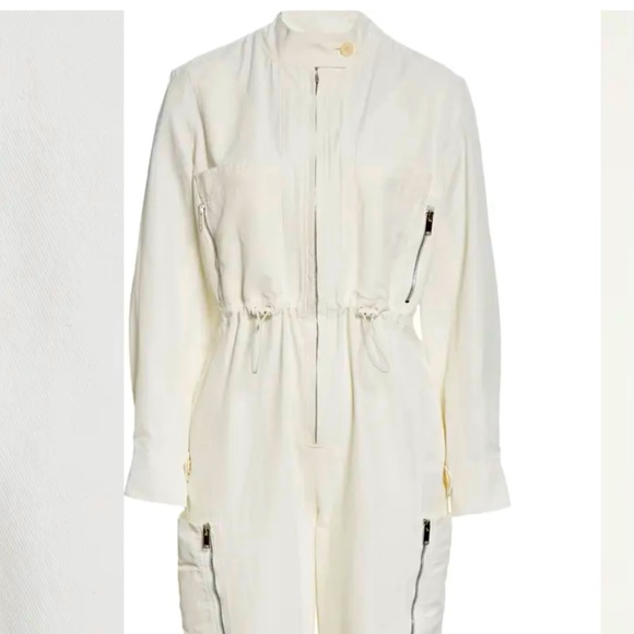 Stella McCartney Alessia Cotton And Linen-blend Jumpsuit European size 44 - Picture 2 of 6